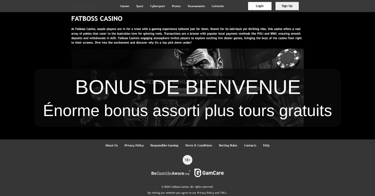 FatBoss Casino : le casino en ligne officiel pour les joueurs français